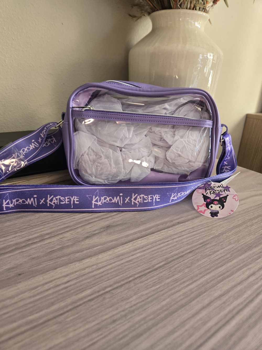 Official Katseye x Sanrio Kuromi Clear Crossbody Bag New Sold Out Target Collab